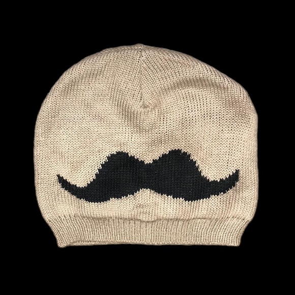 Moustache Beanie Set - Picture 3 of 3